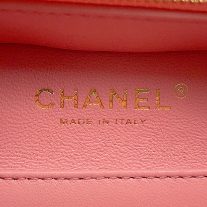 CHANEL Matelasse Vanity 2way Bag PinkAS3318 Lambskin