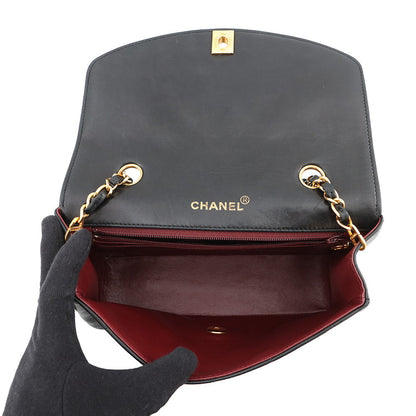 CHANEL Diana Chain Shoulder Bag BlackA01164 Lambskin Size 22