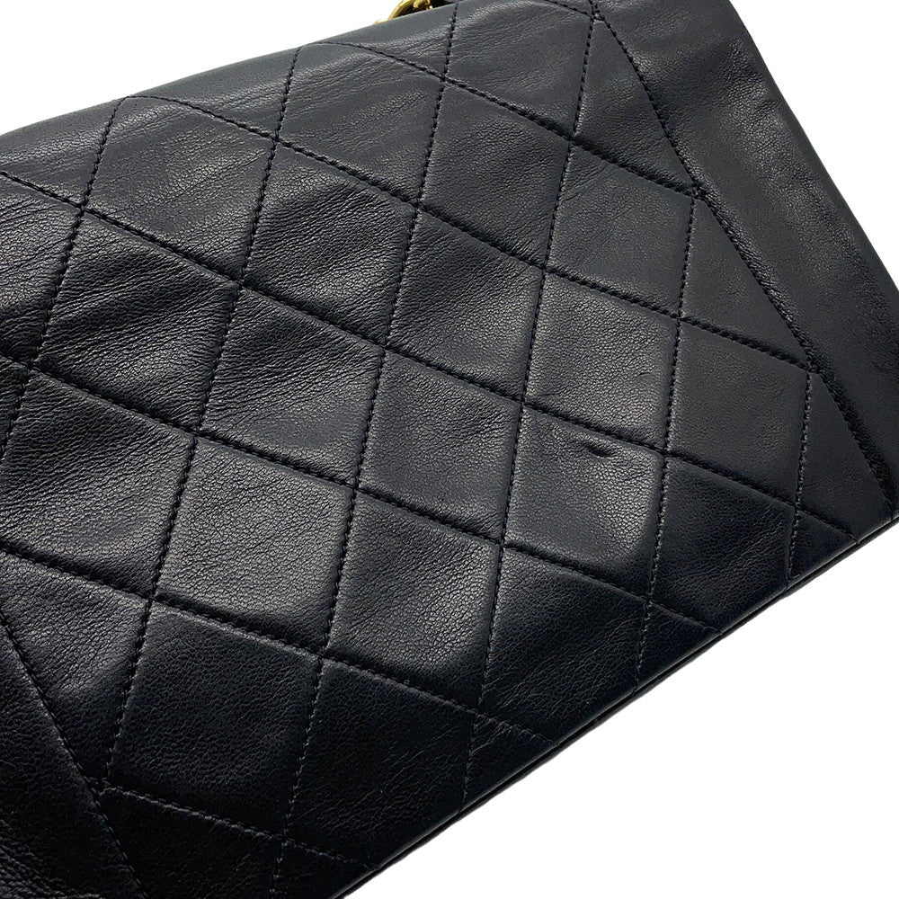 CHANEL Diana Chain Shoulder Bag BlackA01164 Lambskin Size 22