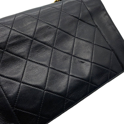 CHANEL Diana Chain Shoulder Bag BlackA01164 Lambskin Size 22