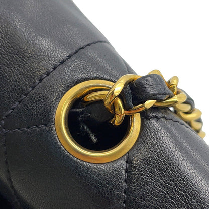 CHANEL Diana Chain Shoulder Bag BlackA01164 Lambskin Size 22