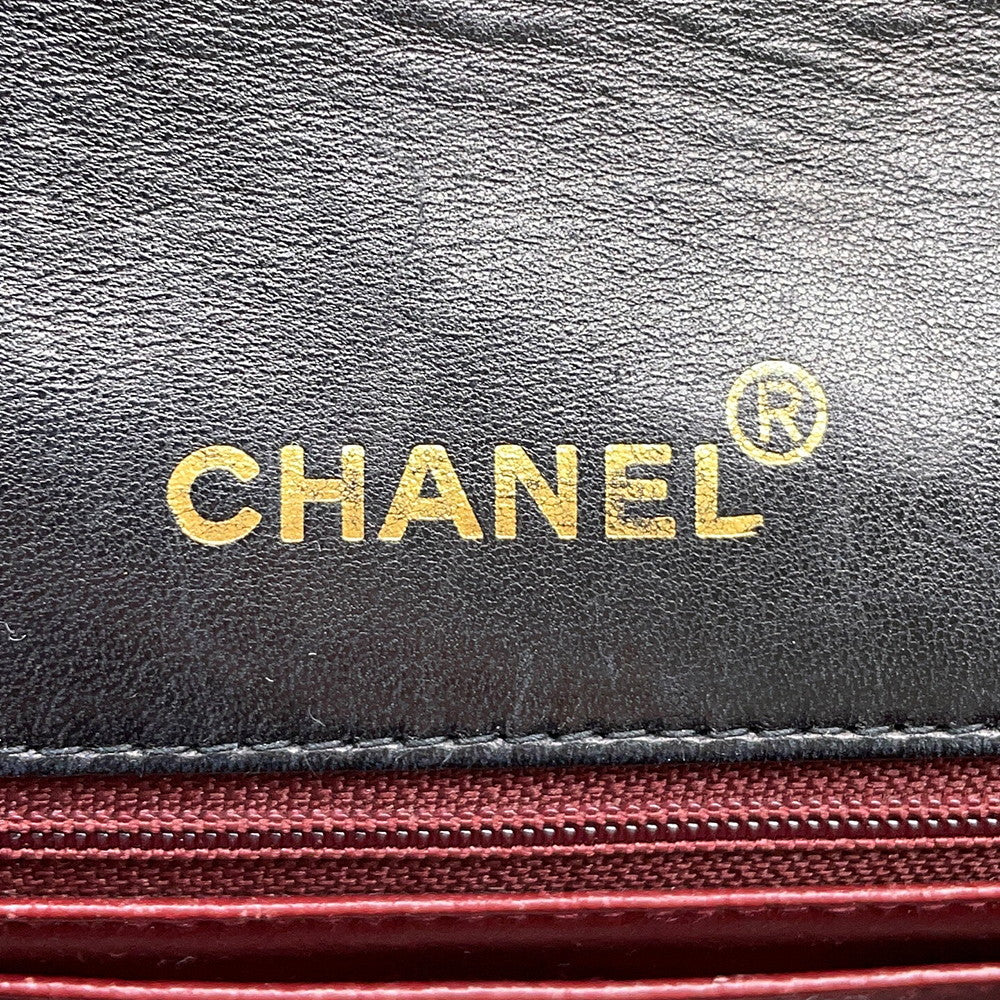 CHANEL Diana Chain Shoulder Bag BlackA01164 Lambskin Size 22
