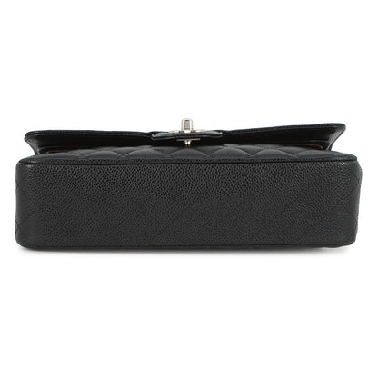 CHANEL Matelasse Chain Shoulder Bag BlackA01112 Caviar Leather Size 25