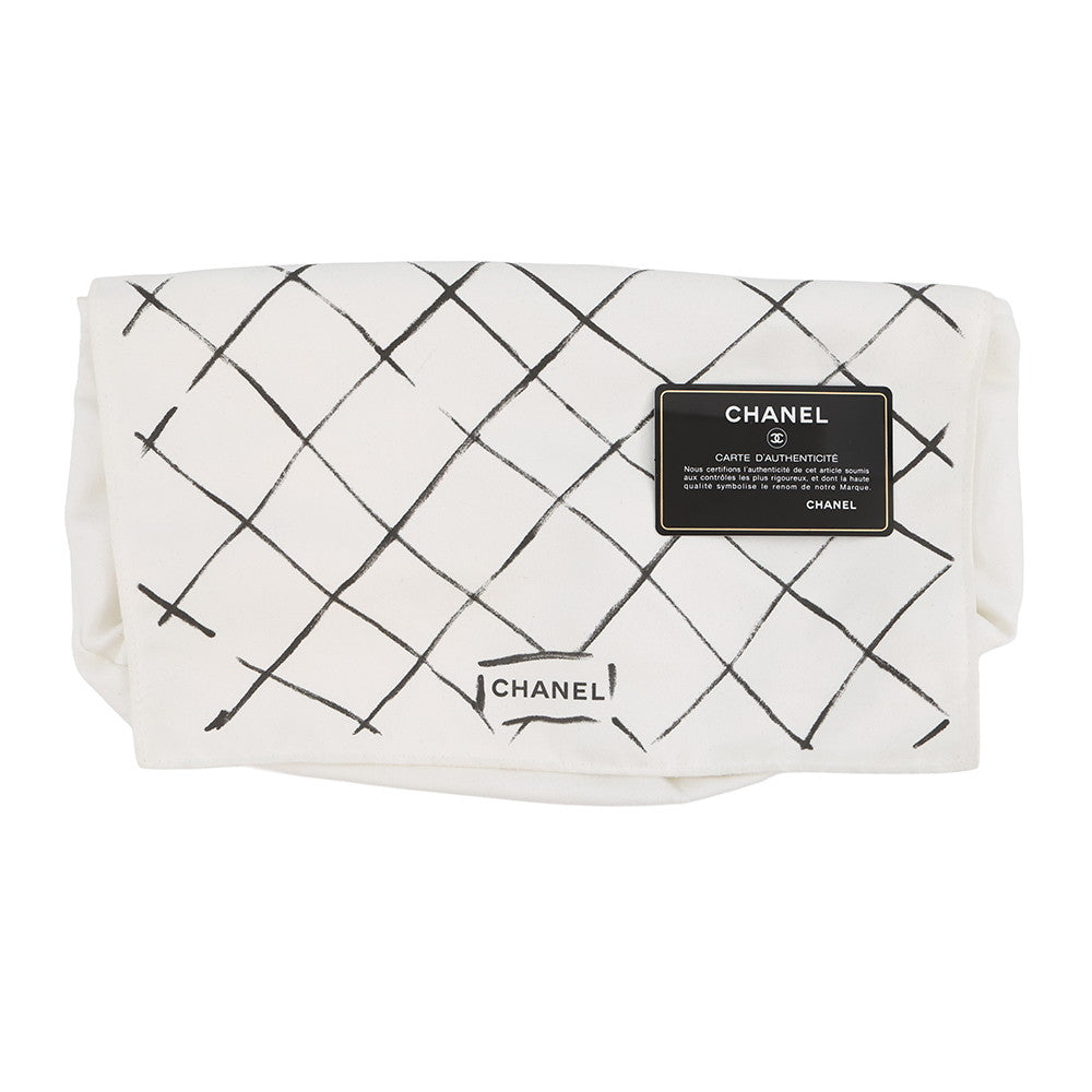 CHANEL Matelasse Chain Shoulder Bag BlackA01112 Caviar Leather Size 25