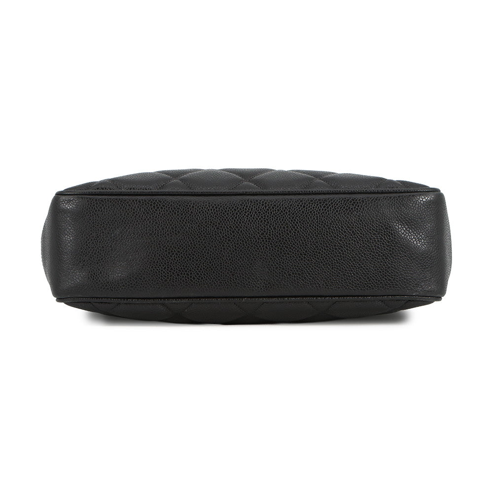 CHANEL Decacoco Tote Bag Black Caviar Leather