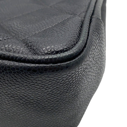 CHANEL Decacoco Tote Bag Black Caviar Leather