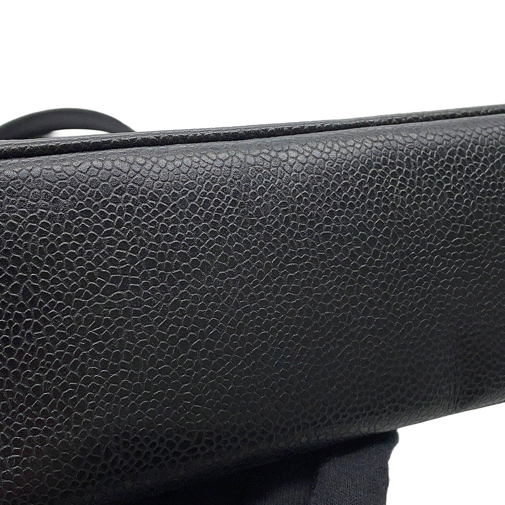 CHANEL Decacoco Tote Bag Black Caviar Leather