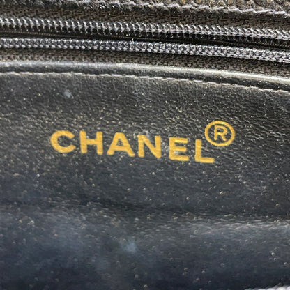 CHANEL Decacoco Tote Bag Black Caviar Leather
