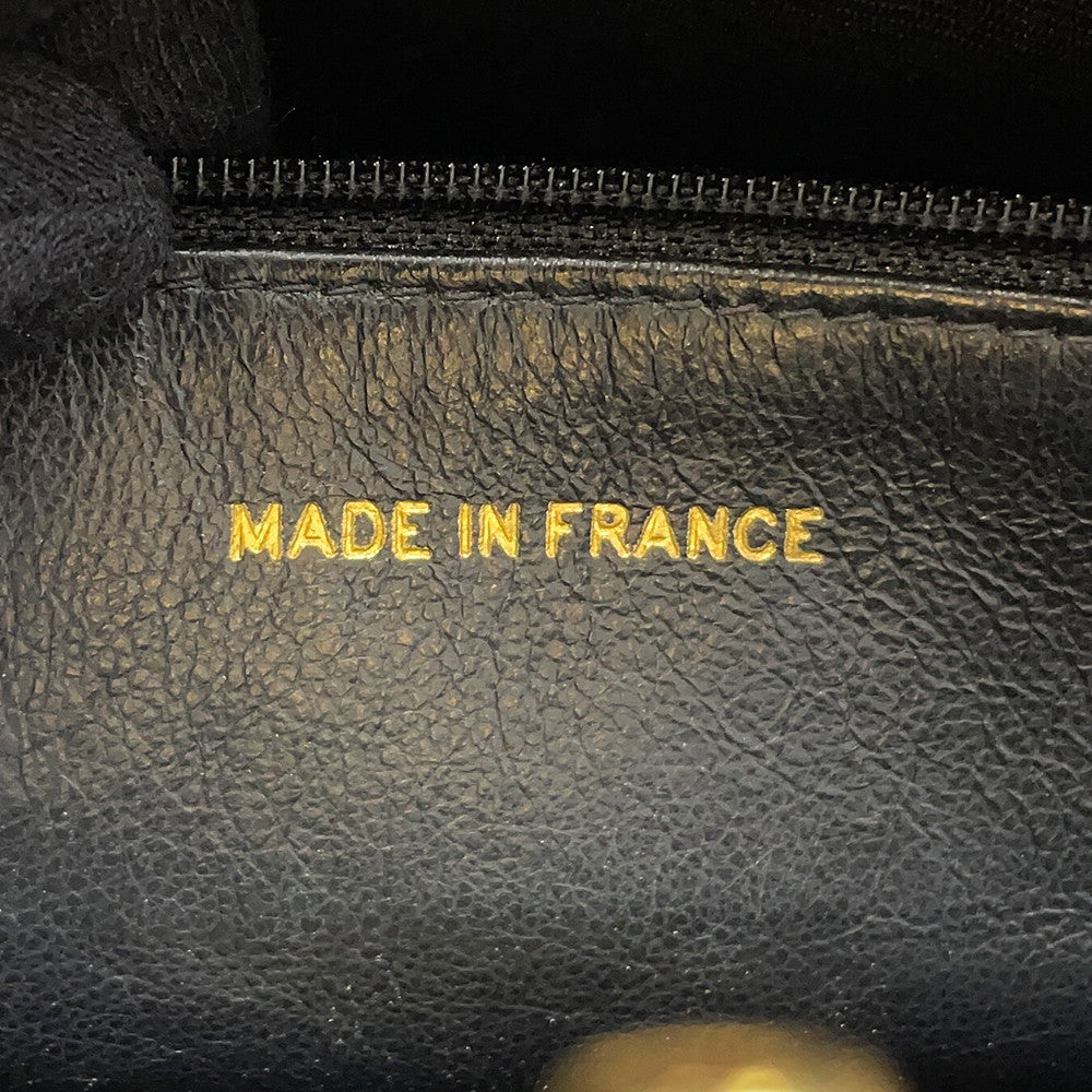 CHANEL Decacoco Tote Bag Black Caviar Leather