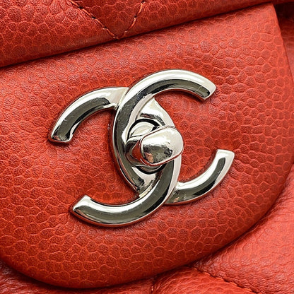 CHANEL Matelasse Chain Shoulder Bag RedA58600 Caviar Leather Size 30