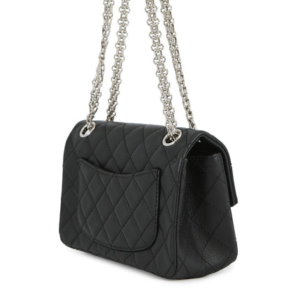 CHANEL Matelasse 2.55 Chain Shoulder Bag BlackAS0874 Lambskin Size Mini