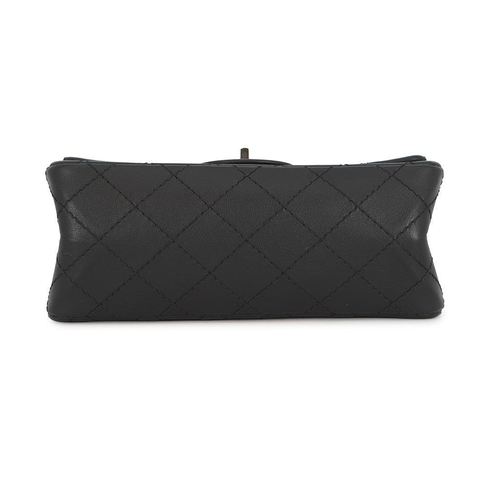 CHANEL Matelasse 2.55 Chain Shoulder Bag BlackAS0874 Lambskin Size Mini