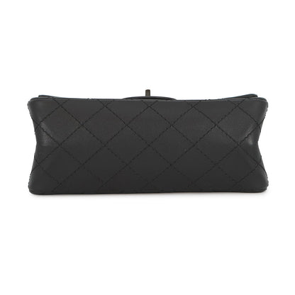 CHANEL Matelasse 2.55 Chain Shoulder Bag BlackAS0874 Lambskin Size Mini