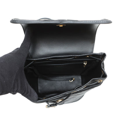 CHANEL Filigree Backpack BlackA57090 Caviar Leather