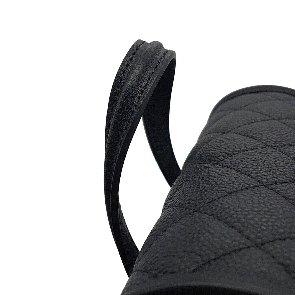 CHANEL Filigree Backpack BlackA57090 Caviar Leather