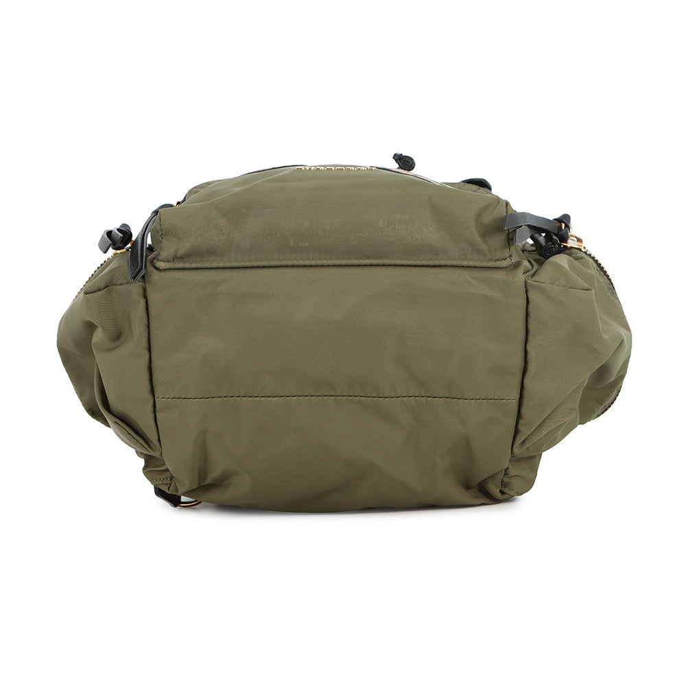 BURBERRY Patch Backpack Khaki/Black4050383 Nylon