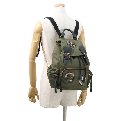 BURBERRY Patch Backpack Khaki/Black4050383 Nylon