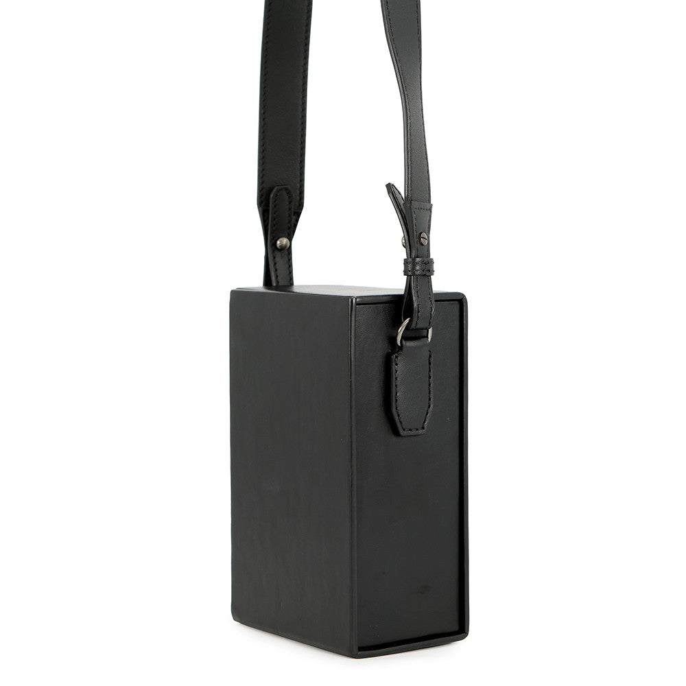 FENDI Box Shoulder Bag Black7VA519 Leather