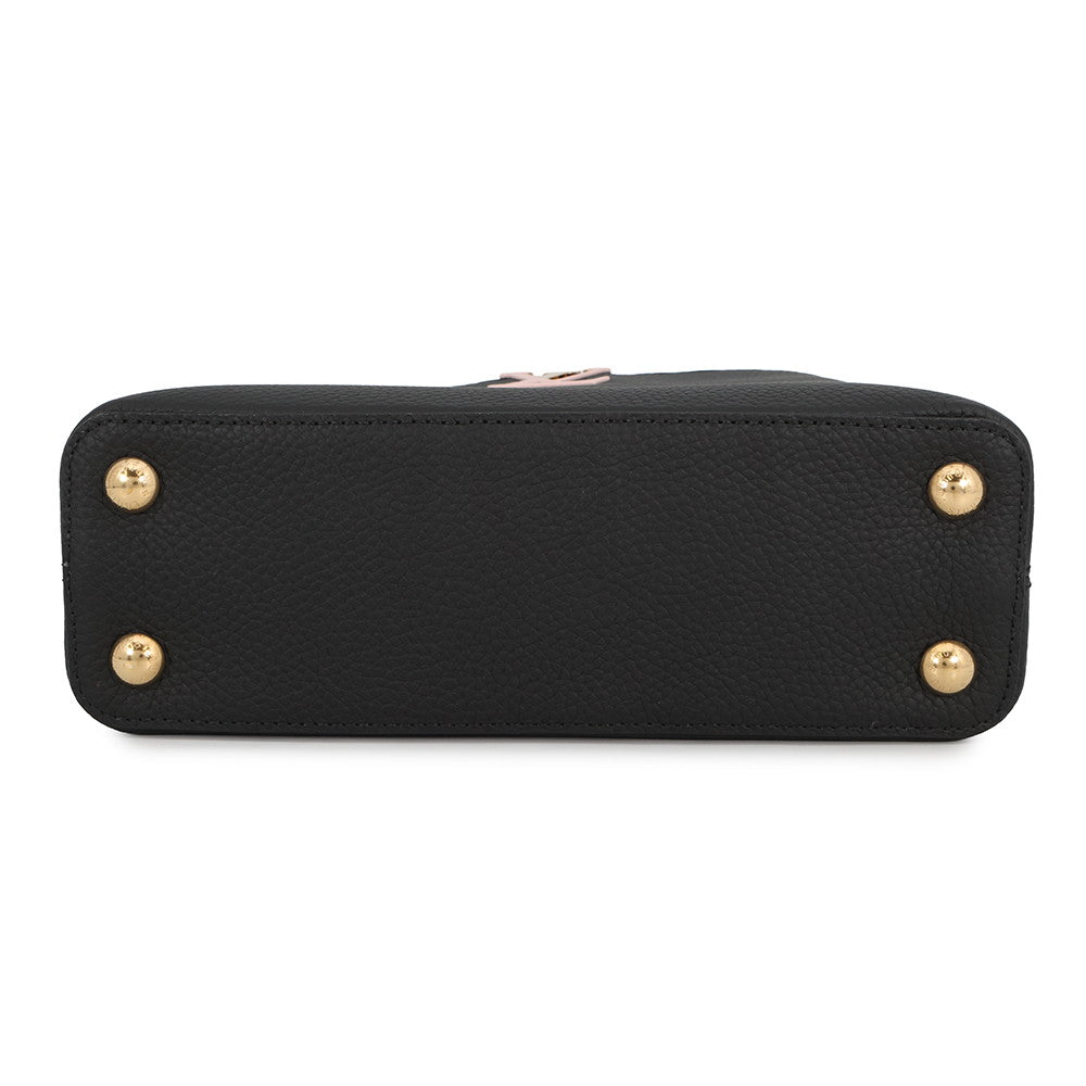 LOUIS VUITTON Capucines NoirM21641 Taurillon Leather Size BB