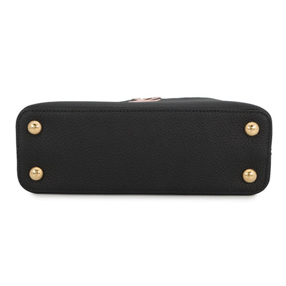 LOUIS VUITTON Capucines NoirM21641 Taurillon Leather Size BB