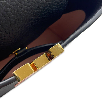 LOUIS VUITTON Capucines NoirM21641 Taurillon Leather Size BB