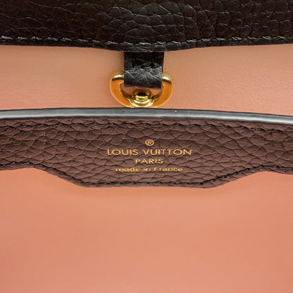 LOUIS VUITTON Capucines NoirM21641 Taurillon Leather Size BB