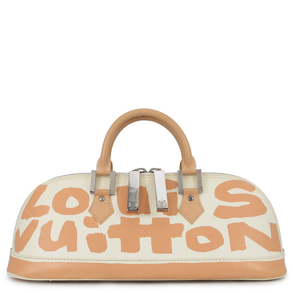 LOUIS VUITTON Alma・Horizontal Beige/WhiteM92176 Monogram・Graffiti