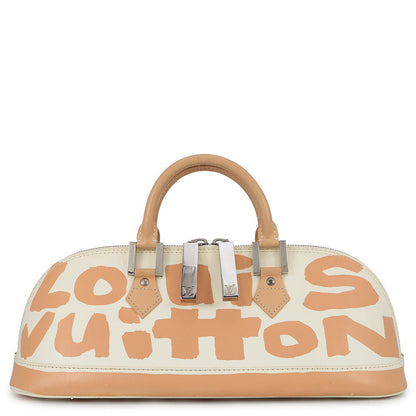 LOUIS VUITTON Alma・Horizontal Beige/WhiteM92176 Monogram・Graffiti