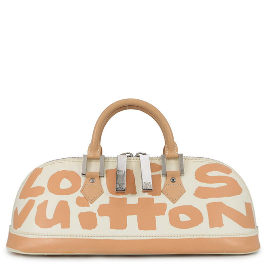 LOUIS VUITTON Alma・Horizontal Beige/WhiteM92176 Monogram・Graffiti