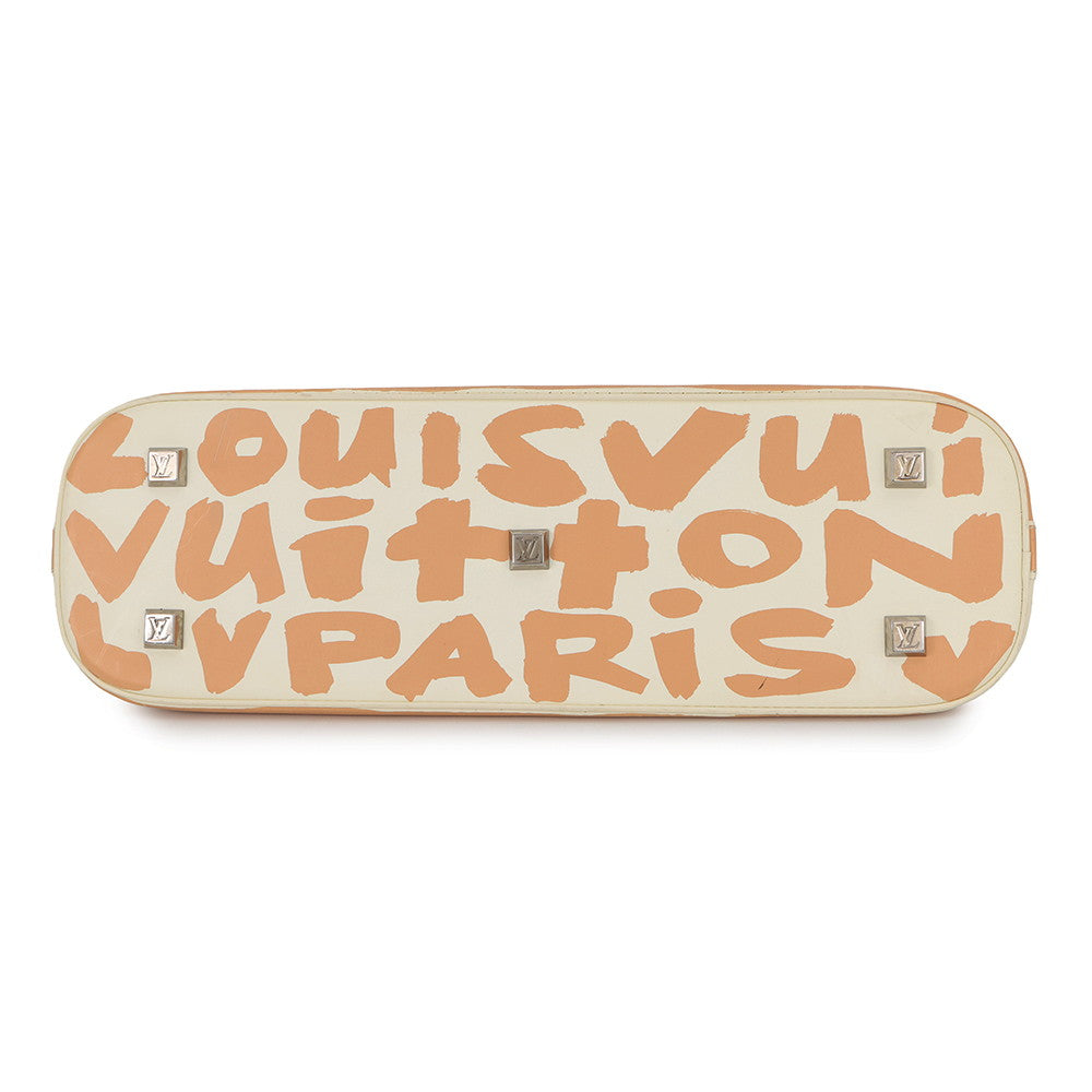 LOUIS VUITTON Alma・Horizontal Beige/WhiteM92176 Monogram・Graffiti