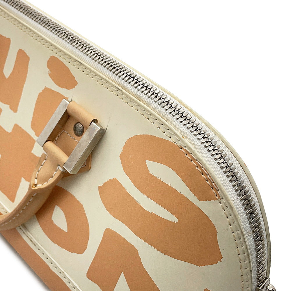 LOUIS VUITTON Alma・Horizontal Beige/WhiteM92176 Monogram・Graffiti