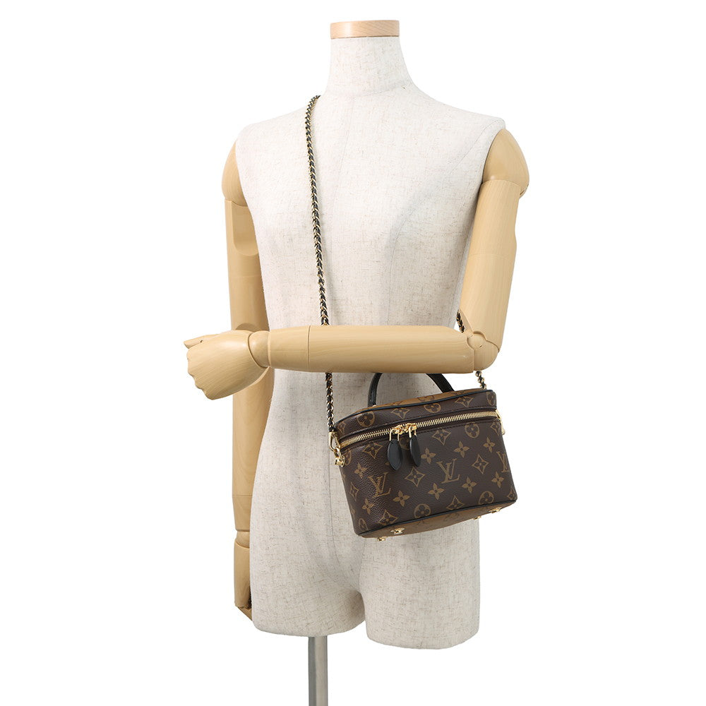 LOUIS VUITTON Vanity NV NoirM45165 Monogram Monogram Reverse Canvas Size PM