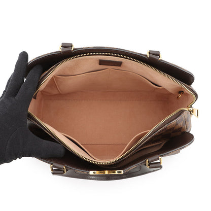 LOUIS VUITTON Kensington Bowling Brown/BeigeN41505 Damier Ebene Canvas