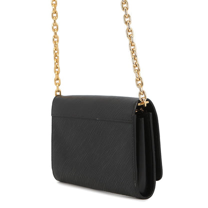 LOUIS VUITTON Portefeuille・Twist Chain Owl NoirM62334 Epi Leather/Sequins
