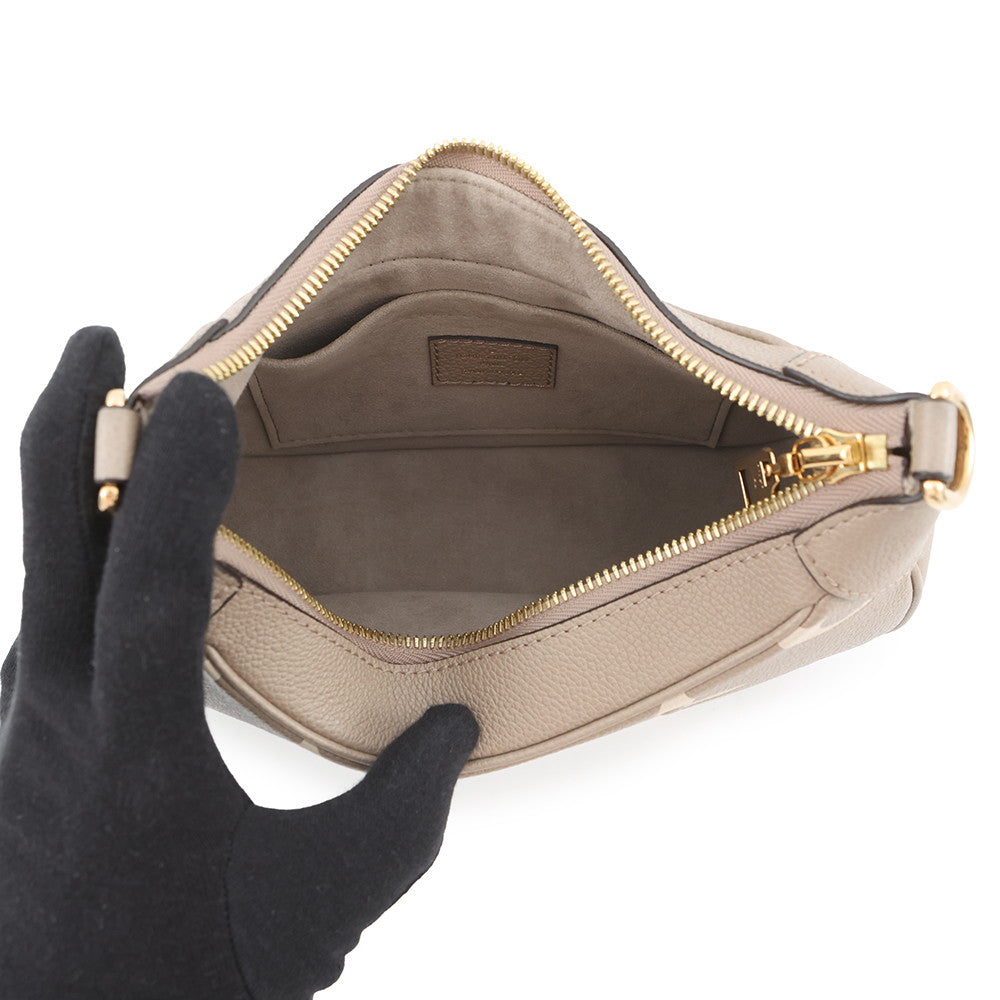 LOUIS VUITTON Bagatelle NM Tourterelle/ClaimM46112 Monogram Empreinte Leather