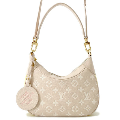 LOUIS VUITTON Bagatelle NM Beige/Pink/YellowM46113 Monogram Empreinte Leather