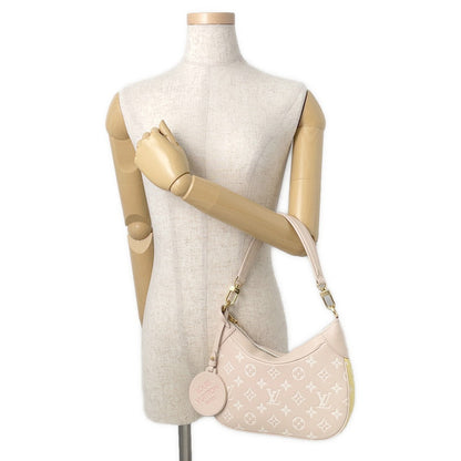 LOUIS VUITTON Bagatelle NM Beige/Pink/YellowM46113 Monogram Empreinte Leather