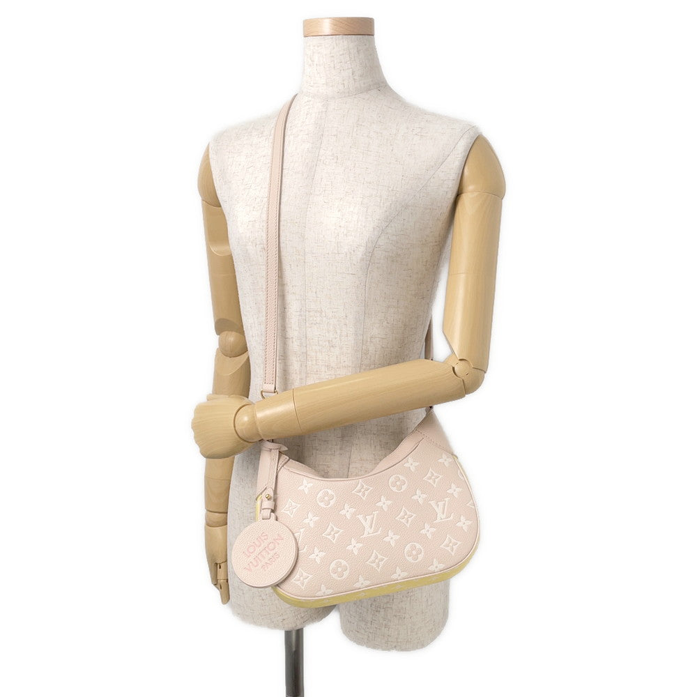LOUIS VUITTON Bagatelle NM Beige/Pink/YellowM46113 Monogram Empreinte Leather