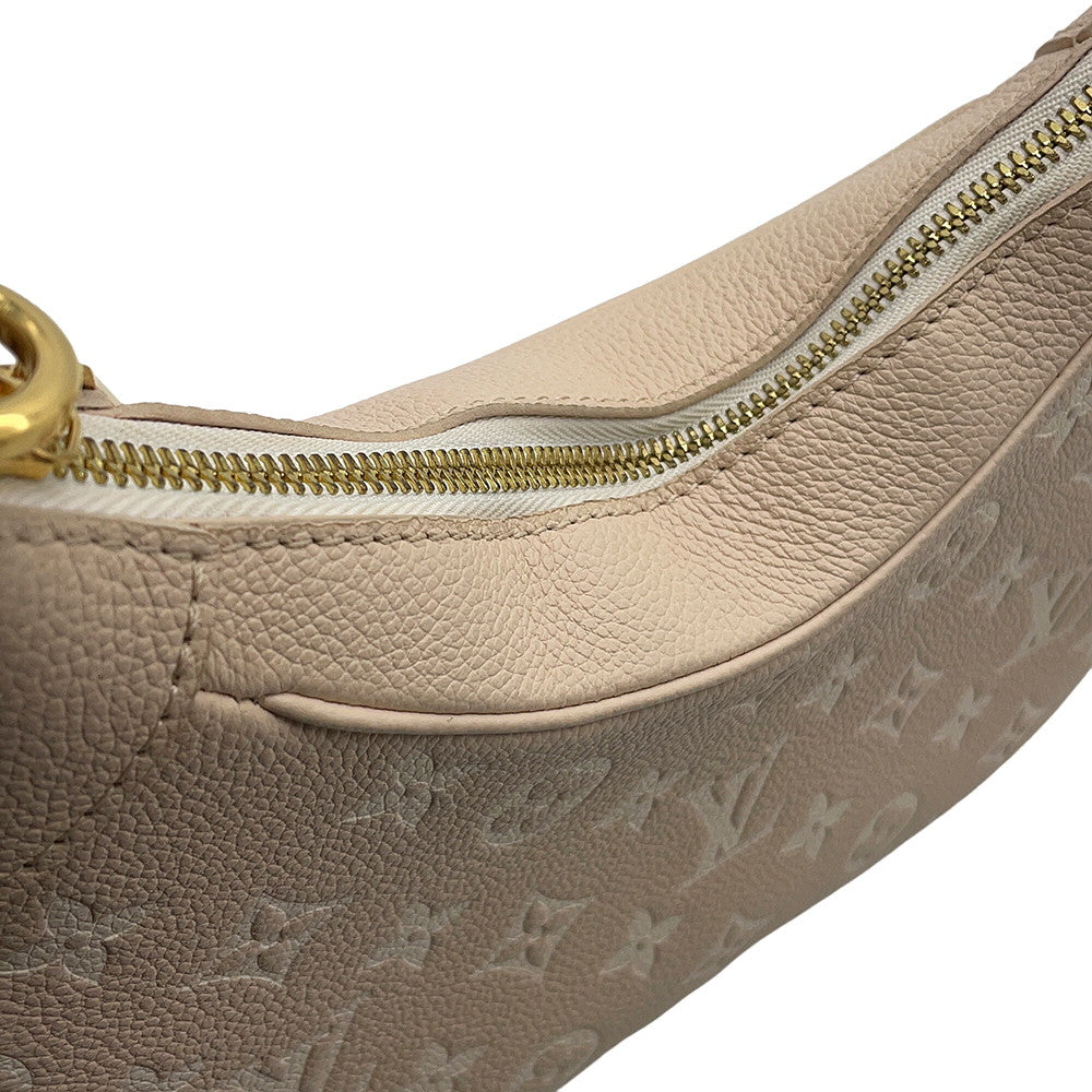 LOUIS VUITTON Bagatelle NM Beige/Pink/YellowM46113 Monogram Empreinte Leather