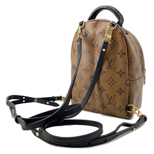LOUIS VUITTON Palm Springs Backpack NoirM44872 Monogram Monogram Reverse Canvas Size MINI