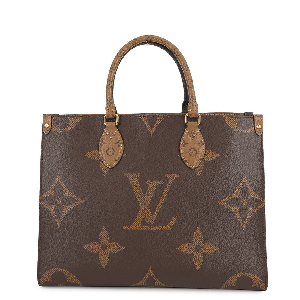 LOUIS VUITTON Onthego RedM45321 Monogram Monogram Reverse Canvas Monogram Giant Size MM