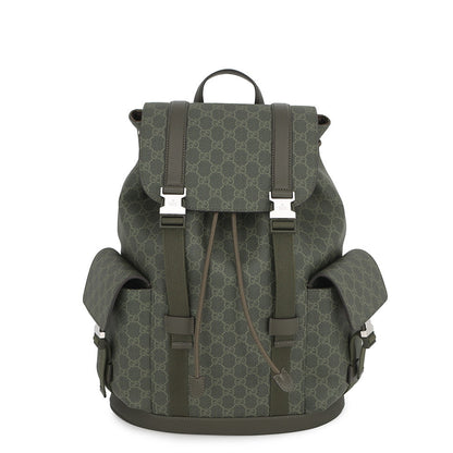 GUCCI GG Supreme Backpack Green792080 GG Supreme Size Large