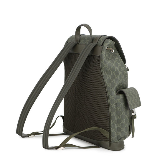 GUCCI GG Supreme Backpack Green792080 GG Supreme Size Large
