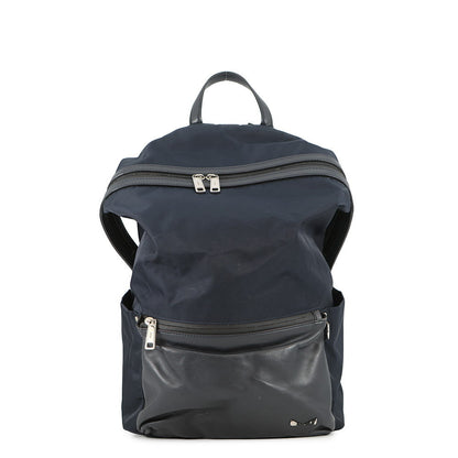 FENDI Monster Backpack Navy/Black7VZ035 Nylon Calf Leather
