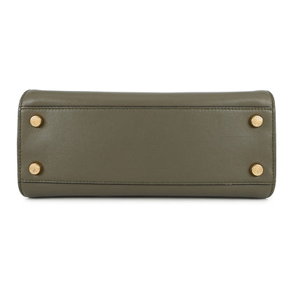 FENDI Peekaboo Iconic Essentials Khaki/Beige8BN302 Leather
