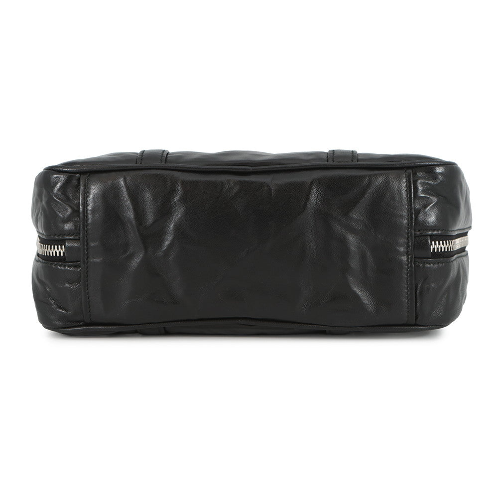 PRADA Re-edition Antique Handbag Black1BB098 Leather