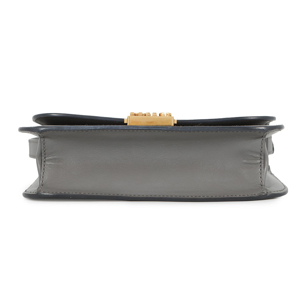 MIUMIU Shoulder Bag Gray5BD254 Leather