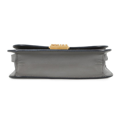 MIUMIU Shoulder Bag Gray5BD254 Leather