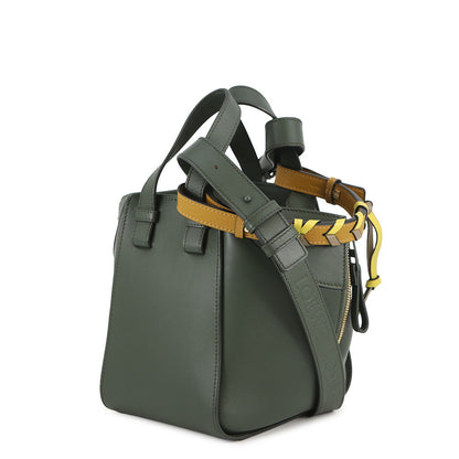 LOEWE hammock compact Green/YellowA538H13X02 Leather