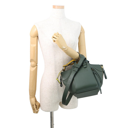 LOEWE hammock compact Green/YellowA538H13X02 Leather